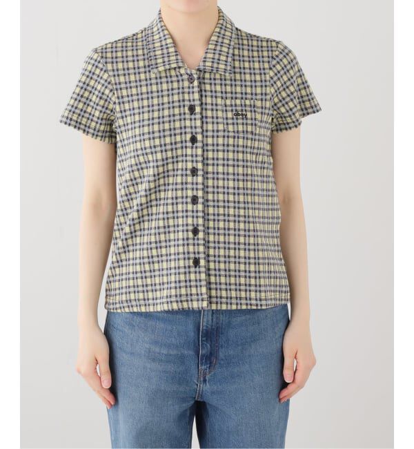 JOINT WORKS「OBEY / オベイ LILA MICRO CHECK SS」|シャツ・ブラウス|