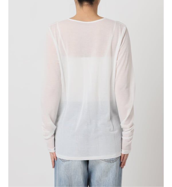 Plage「《追加》CO NY Sheer ロンT」|Tシャツ・カットソー|