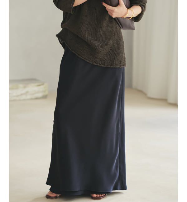 Plage「Two cut off スカート」|スカート|ブラック