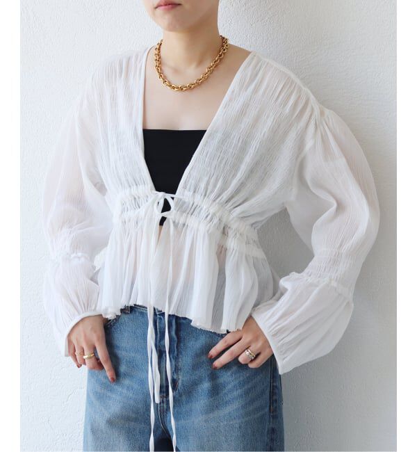 Plage「《WEB限定追加予約》R&rsquo;IAM SWEET ブラウス」|シャツ・ブラウス|