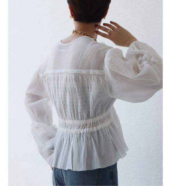 Plage「《WEB限定追加予約》R&rsquo;IAM SWEET ブラウス」|シャツ・ブラウス|