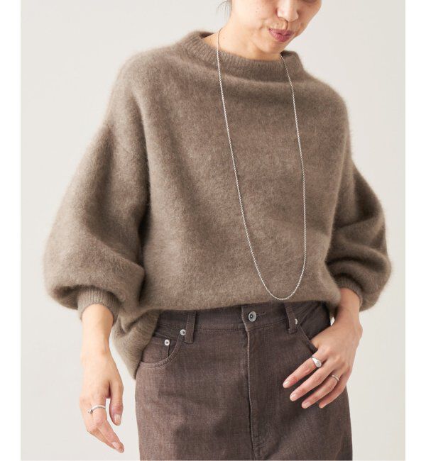 IENA LA BOUCLE「IENA LA BOUCLE ファーニットプルオーバー」|ニット・セーター|