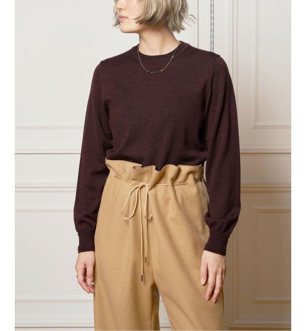 IENA LA BOUCLE「IENA LA BOUCLE Aube クラシックプルオーバー」|ニット・セーター|
