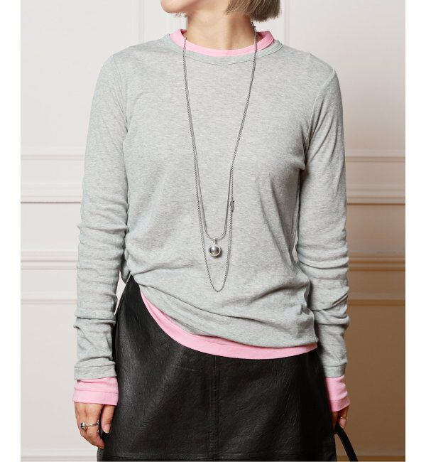 IENA LA BOUCLE「IENA LA BOUCLE シアーフライスロングスリーブTシャツ」|Tシャツ・カットソー|