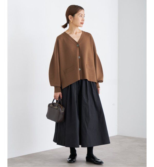 IENA「メモリータフタフレアスカート」|スカート|