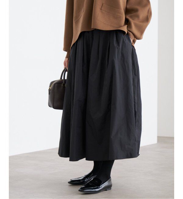 IENA「メモリータフタフレアスカート」|スカート|