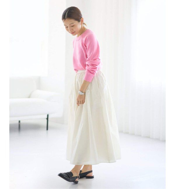 IENA「メモリータフタフレアスカート」|スカート|