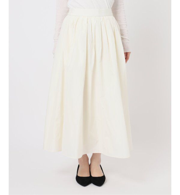 IENA「メモリータフタフレアスカート」|スカート|