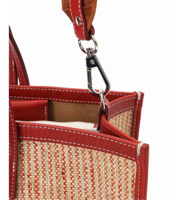 IENA「A VACATION/ア ヴァケーション BREAD M SUMAC STRIPE トートバッグ」|トートバッグ|