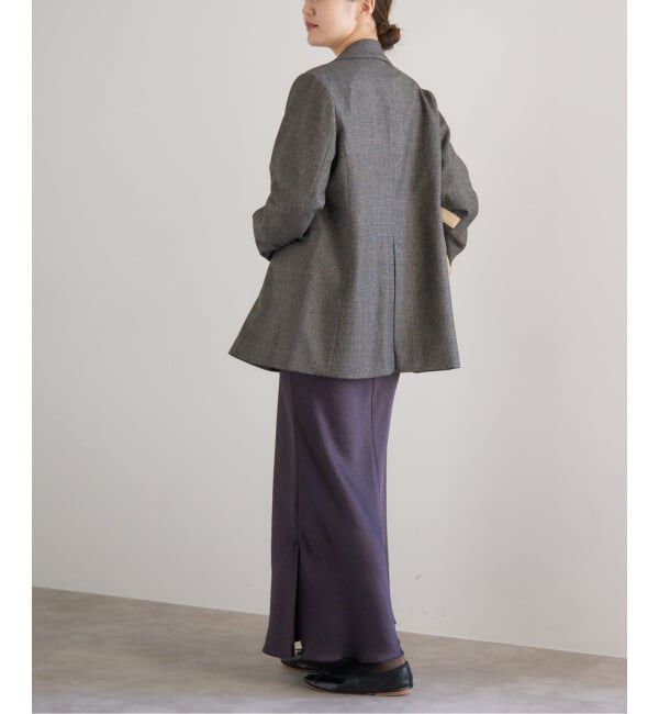 IENA「《追加13》ダブルサテンスカート」|スカート|