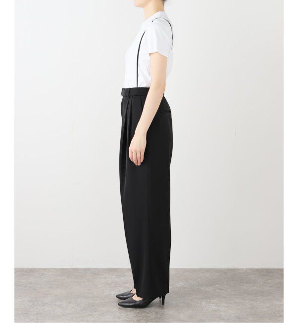 IENA「《追加4》サスペンダーツイルパンツ」|スラックス|