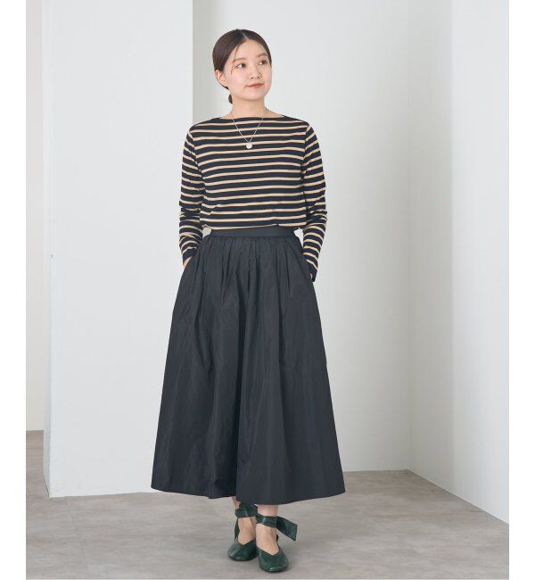 IENA「《追加》タフタフレアスカート」|スカート|