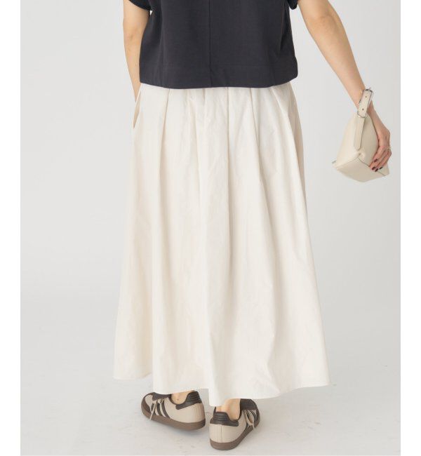 IENA「《追加》タフタフレアスカート」|スカート|