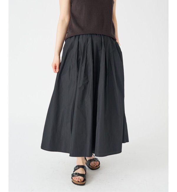 IENA「《追加》タフタフレアスカート」|スカート|