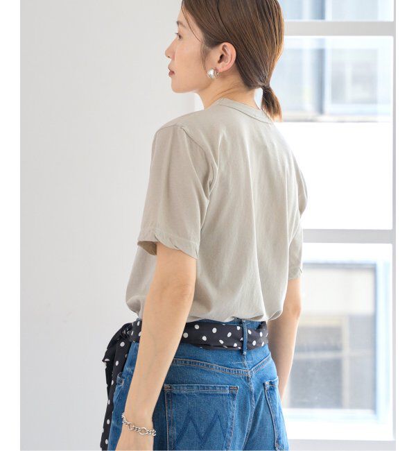 IENA「ATON/エイトン 別注 FRESCA SINGLE JERSEY Tシャツ」|Tシャツ・カットソー|