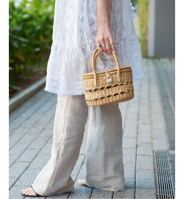 IENA LA BOUCLE「LA BOUCLE lunch かごバッグ3」|かごバッグ|