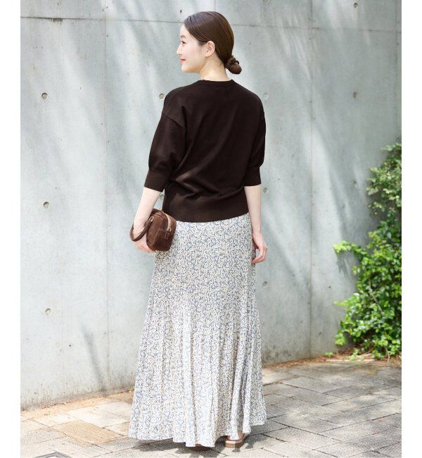 IENA「《追加2》LEVITAクルーカーディガン」|カーディガン|