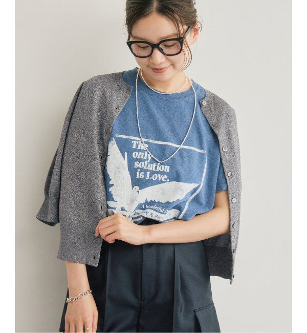 IENA「《追加2》LEVITAクルーカーディガン」|カーディガン|