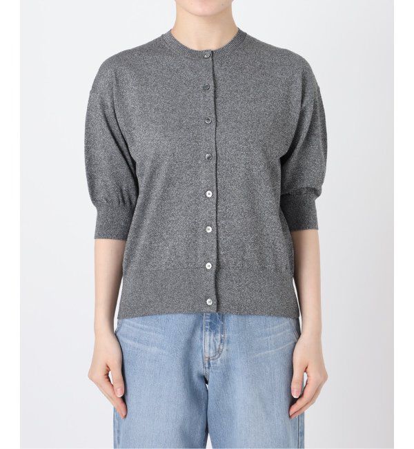 IENA「《追加2》LEVITAクルーカーディガン」|カーディガン|