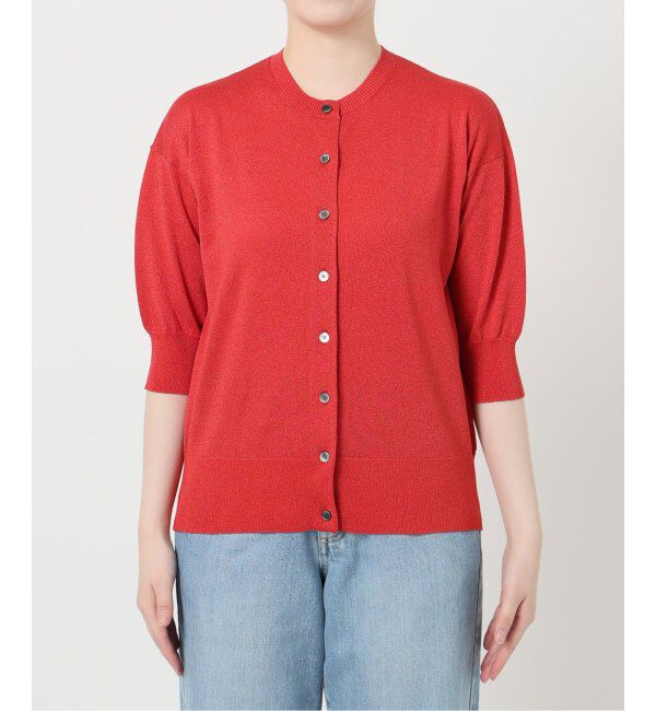 IENA「《追加2》LEVITAクルーカーディガン」|カーディガン|