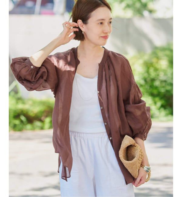 SLOBE IENA「《追加》ラミースキッパーシャツ」|シャツ・ブラウス|