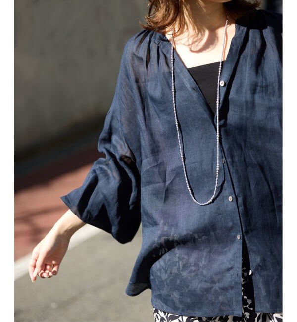 SLOBE IENA「《追加》ラミースキッパーシャツ」|シャツ・ブラウス|