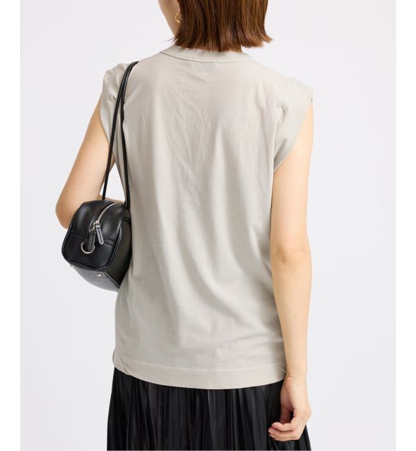 IENA「《追加》ATON/エイトン FRESCA SINGLE JERSEY ノースリーブ」|Tシャツ・カットソー|