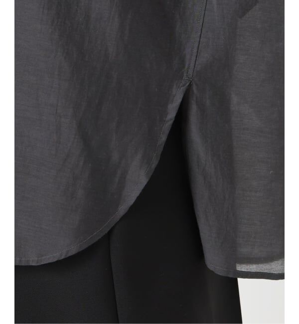 VERMEIL par iena「TICCA ティッカ コットンシルクスクエアビッグシャツ uni 0261401113」|シャツ・ブラウス|