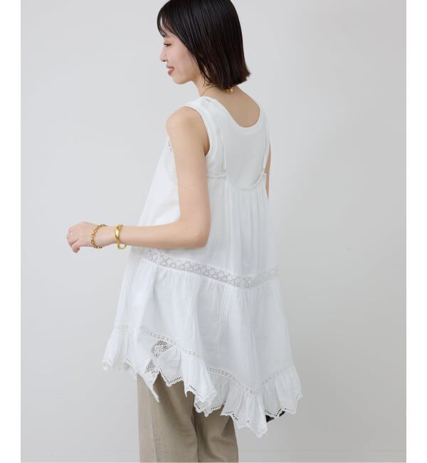 SLOBE IENA「リバーレースキャミワンピース」|ワンピース|