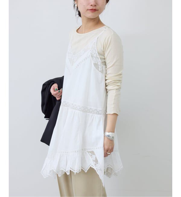 SLOBE IENA「リバーレースキャミワンピース」|ワンピース|