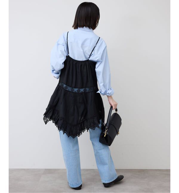 SLOBE IENA「リバーレースキャミワンピース」|ワンピース|