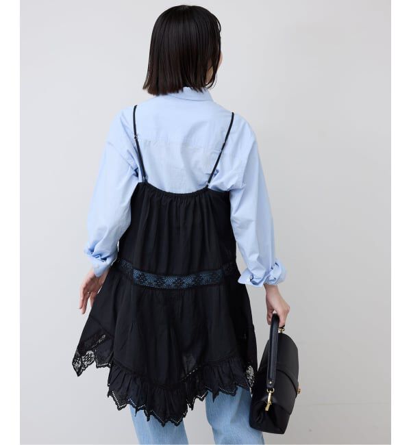 SLOBE IENA「リバーレースキャミワンピース」|ワンピース|