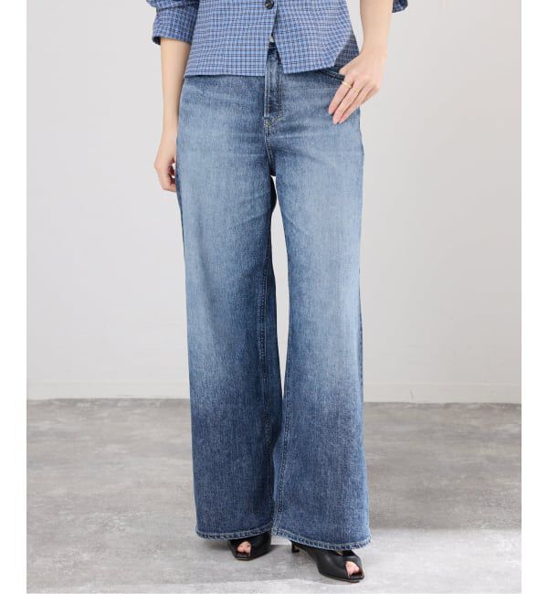 IENA「YANUK/ヤヌーク 別注 MARY Baggy straight デニムパンツ 57162501」|デニム|