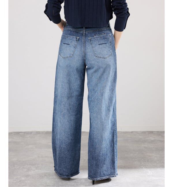 IENA「YANUK/ヤヌーク 別注 MARY Baggy straight デニムパンツ 57162501」|デニム|