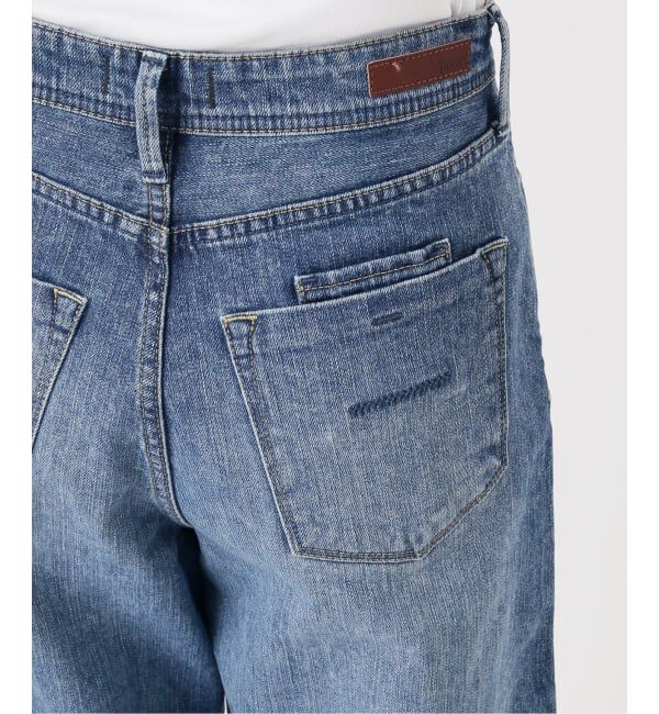 IENA「YANUK/ヤヌーク 別注 MARY Baggy straight デニムパンツ 57162501」|デニム|