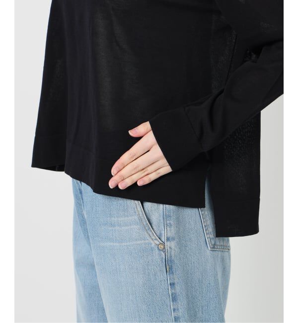 IENA「ウォッシャブル シアーニットプルオーバー」|ニット・セーター|