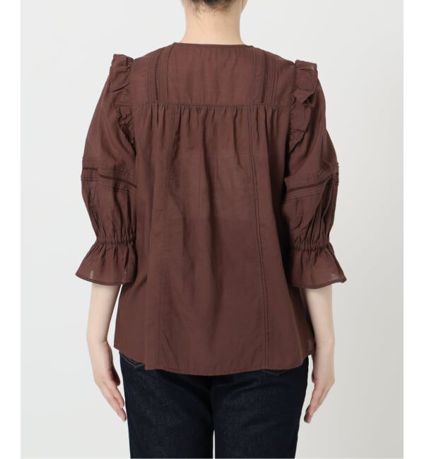 SLOBE IENA「《追加予約》コットンレーヨンレースブラウス」|シャツ・ブラウス|