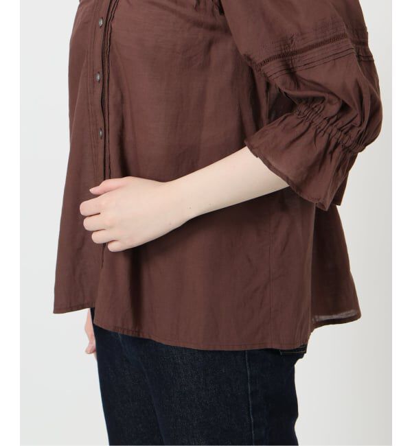 SLOBE IENA「《追加予約》コットンレーヨンレースブラウス」|シャツ・ブラウス|