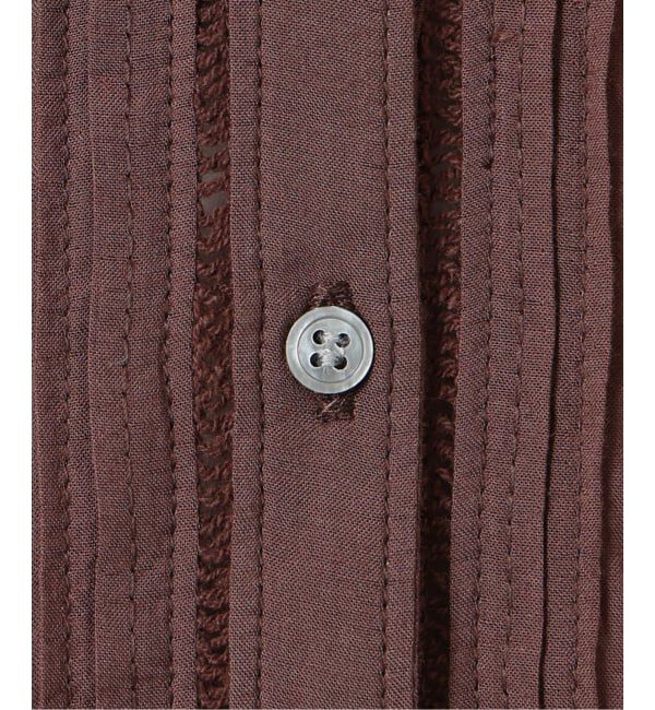 SLOBE IENA「《追加予約》コットンレーヨンレースブラウス」|シャツ・ブラウス|