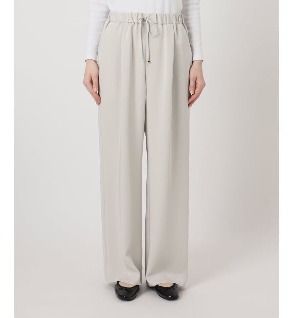 IENA「《予約》ウォッシャブルシルキーサテンイージーパンツ」|その他|