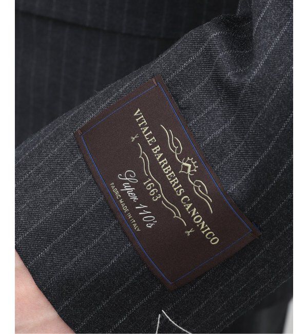 EDIFICE「【CANONICO / カノニコ】CFT 3ボタン ストライプ」|スーツ|