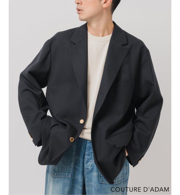 EDIFICE「COUTURE D&rsquo;ADAM (クチュール ド アダム)  Big ジャケット Single Blazer」|テーラードジャケット|ネイビー