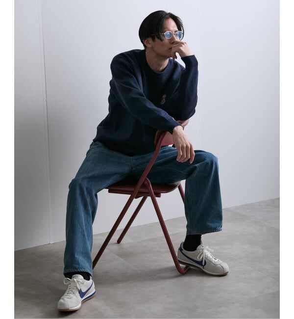 Paris Saint-Germain「【Paris Saint-Germain / パリ・サン＝ジェルマン】 JP Sweat like Knit EMBLEM」|ニット・セーター|