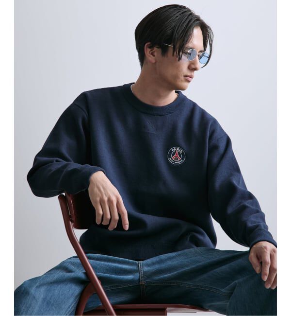 Paris Saint-Germain「【Paris Saint-Germain / パリ・サン＝ジェルマン】 JP Sweat like Knit EMBLEM」|ニット・セーター|