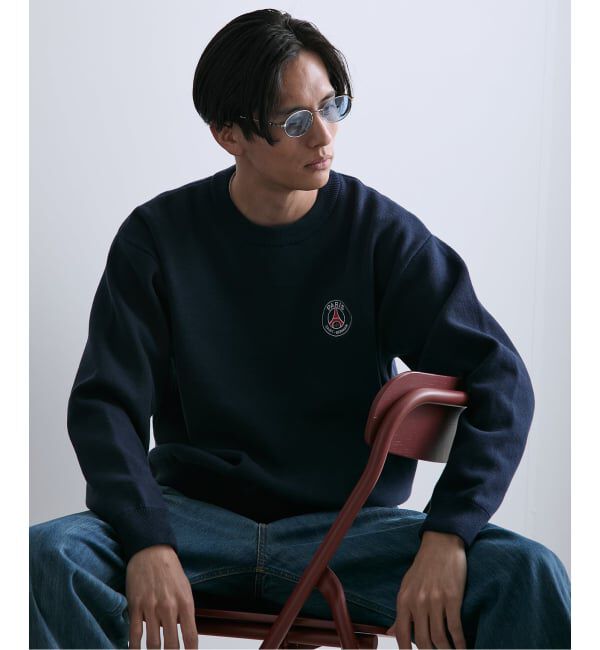 Paris Saint-Germain「【Paris Saint-Germain / パリ・サン＝ジェルマン】 JP Sweat like Knit EMBLEM」|ニット・セーター|