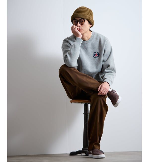 Paris Saint-Germain「【Paris Saint-Germain / パリ・サン＝ジェルマン】 JP Sweat like Knit EMBLEM」|ニット・セーター|