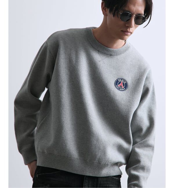Paris Saint-Germain「【Paris Saint-Germain / パリ・サン＝ジェルマン】 JP Sweat like Knit EMBLEM」|ニット・セーター|
