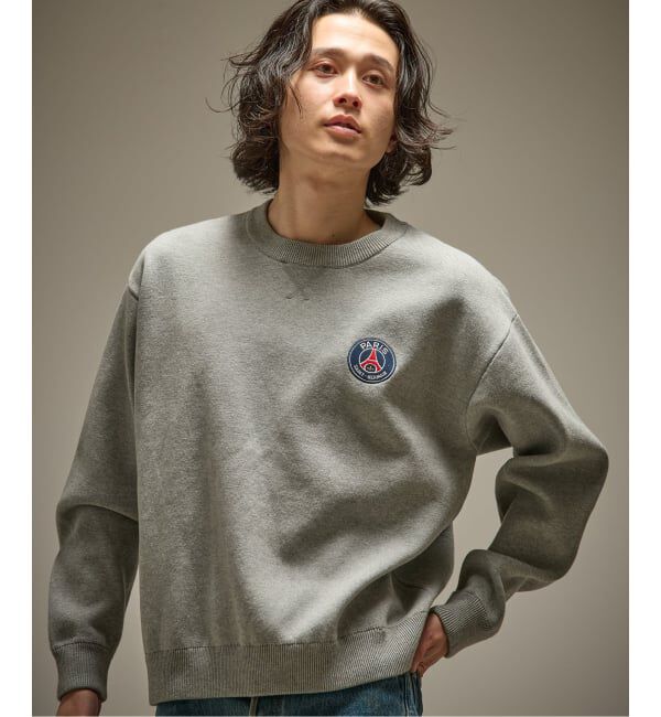 Paris Saint-Germain「【Paris Saint-Germain / パリ・サン＝ジェルマン】 JP Sweat like Knit EMBLEM」|ニット・セーター|