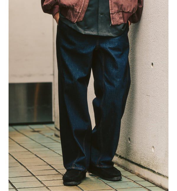 417 EDIFICE「【LE JAPON ATELIER】3Dデニムパンツ」|デニム|ブルー