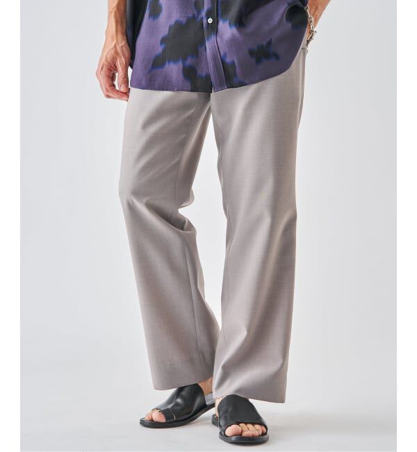 EDIFICE「《予約》サイド アジャスト トラウザー」|スラックス|グレーB